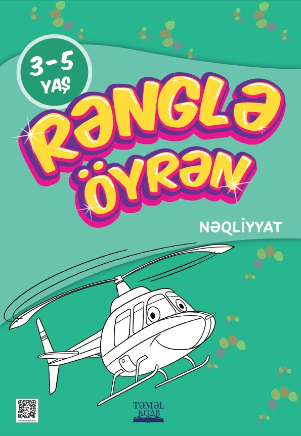Nəqliyyat - Rənglə öyrən - 3-5 yaş